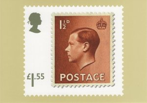 Great Britain 2019 PHQ Card Sc 3802d 1.55pd 1 1/2p Edward VIII Classic Britis...