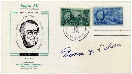 US 930 Autographed cover, Eamon de Valera, Pres. of Ireland