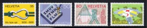 Switzerland 824-27  MNH, Composite Set  from 1988.