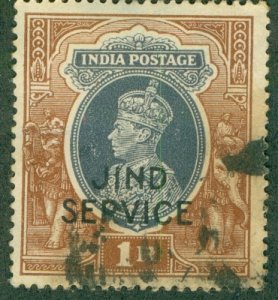 INDIAN STATE-JIND O72 USED (RL) 4736 CV $85.00 BIN $31.50