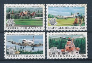 [117113] Norfolk Island 1983 Aviation 200th anniv. Manned flight  MNH