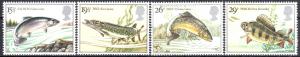 Great Britain Scott 1011-1014 MNH complete set - Fish