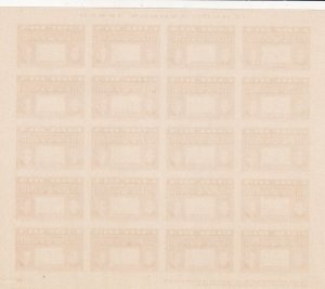 Liberia 1952 Imperf Error Mint Never Hinged Stamps Sheet Ref 35939