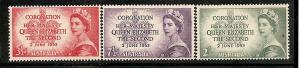 AUSTRALIA  259-61 MINT OG 1953 Coronation