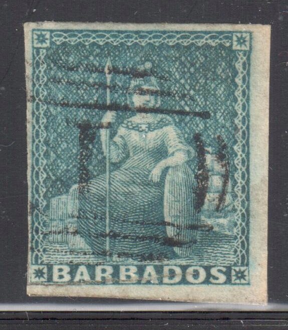 Barbados #2 USED Imperf