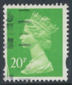 GB Machin 16p SG Y1685 2 bands  SC#  MH211  Used see scan & details