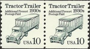 # 2457 MINT NEVER HINGED 1930'S TRACTOR TRAILER