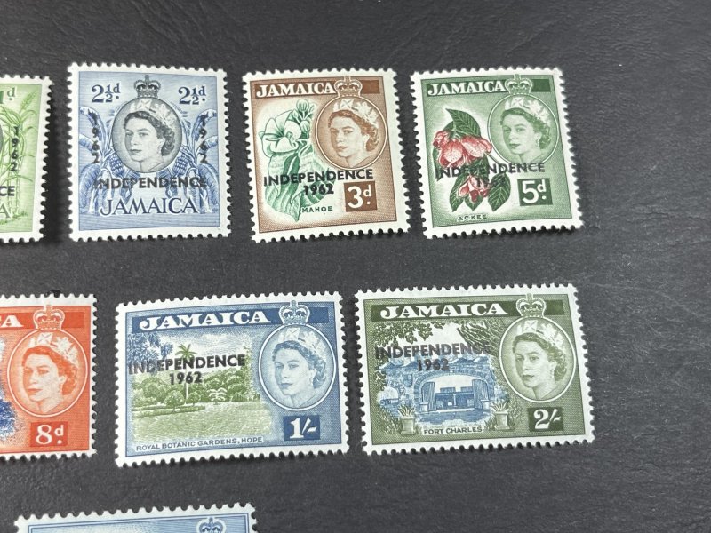 JAMAICA # 185-196-MINT/HINGED-----COMPLETE SET------1962