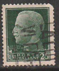 Italy 218, 25¢ REGULAR ISSUE, USED. VF. (1588)