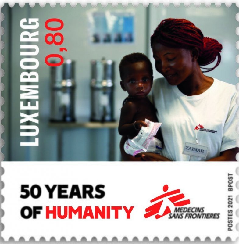 Luxembourg 2021 MNH Stamps Medicine Health Doctors Without Borders