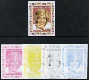 Guinea - Conakry 1997 Princess Diana 200f series #6 imper...