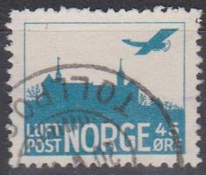 Norway #C1 F-VF Used  CV $5.00 (B6656)