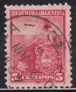 Argentina 127 Allegory, Liberty Seated 1899