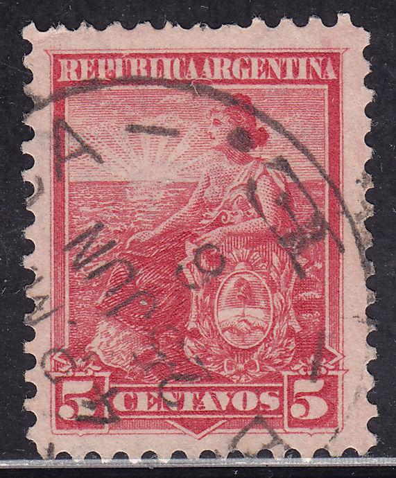 Argentina 127 Allegory, Liberty Seated 1899