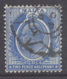 Malta Scott 36 - SG53, 1904 Edward VII 2.1/2d used