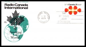 Canada 541 Radio Cole Cover Pencil FDC