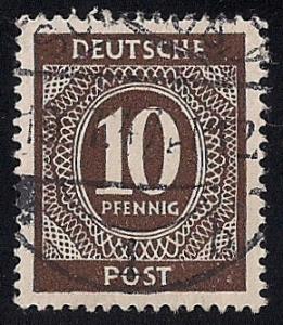 Germany #537 10pf Numeral used EGRADED SUPERB 99 XXF