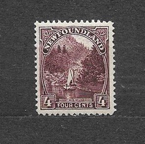 CANADA-NEWFOUNDLAND-1923. Sc#134, MLH. VF.  HUMBER RIVER.