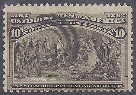 US Scott #237 used F-VF