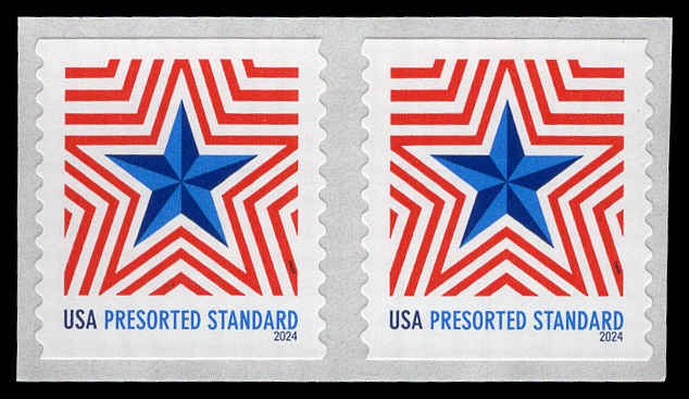 USA 5832 Mint (NH) Radiant Star (Presorted 10c) Pair