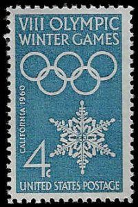 U.S. #1146 MNH; 4c Olympic Winter Games - California (1960) (3)