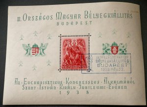 Hungary #528 CTO cancel first day, May 22, 1938