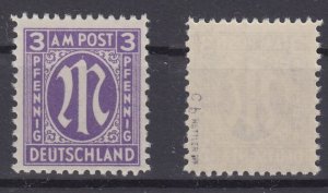 Germany 1945 Sc#3N2 Mi#17 bc mnh signed BPP (AB1180)