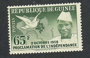 Guinea; Scott 173; 1959; Unused; NH