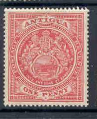 Antigua Sc 32 1908 1d carmine Seal of Colony stamp mint
