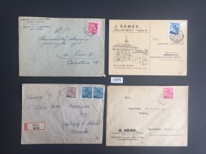 $1 World MNH Stamps (1895), Austria Germany Czech other covers, 1930s, C image