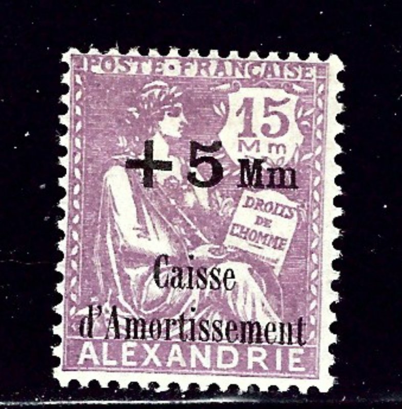 French offices in Egypt (Alexandria) B3 MH 1928 issue    (ap1421)