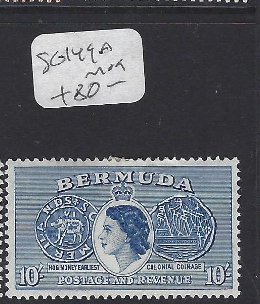 BERMUDA  (P2008B)  QEII  10/-     SG  149 A  MOG