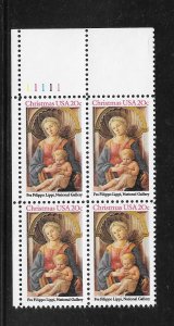 #2107 MNH Plate Block