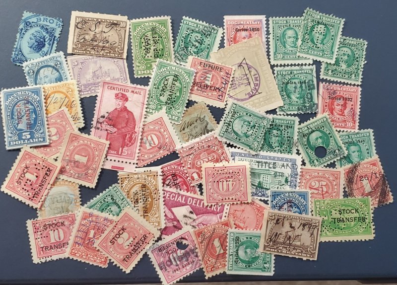 US BOB Assortment, 45+ early stamps