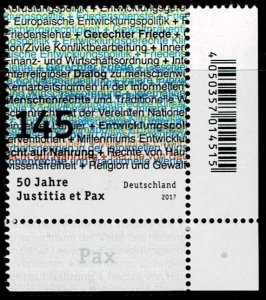 Germany 2017,Sc.#2997 MNH, Justitia et Pax