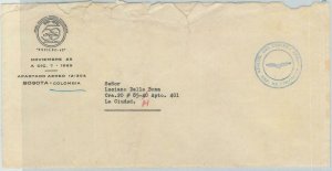 78991 - COLOMBIA - POSTAL HISTORY - COVER: Official mail from STAMP EXPO - 1959