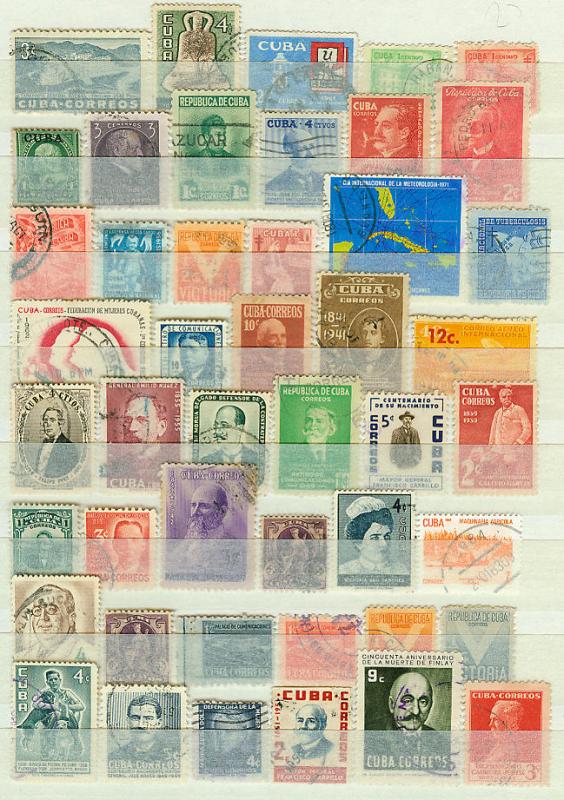 Cuba - Lot of 46 different stamps (Z274)