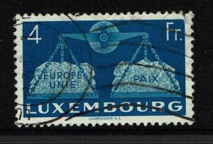 Luxembourg SC# 277, Used, small upper right tear - S4028