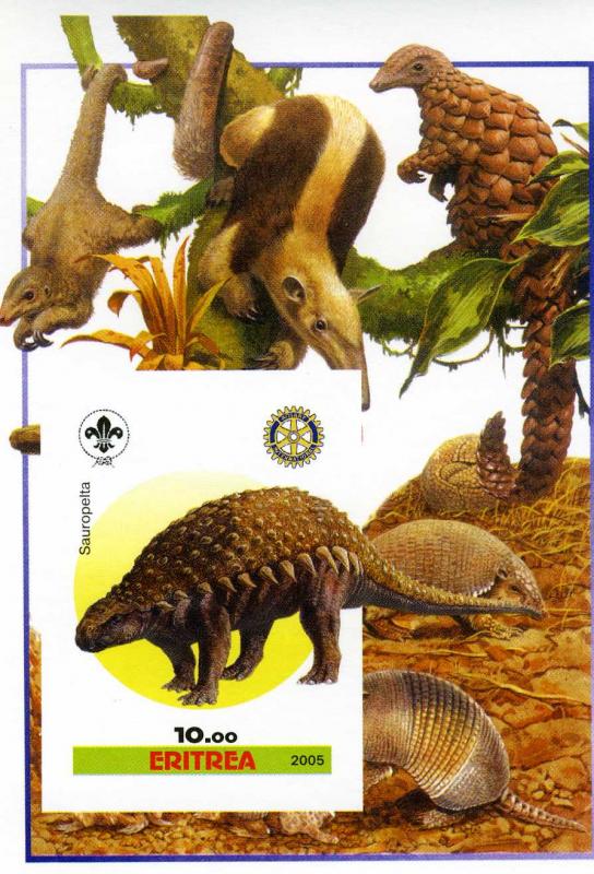 Eritrea 2005 Prehistoric Animals s/s Imperforated mnh.vf