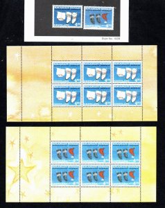 Greenland 342-343, 342a-343a Set Mint never hinged