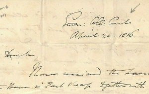 GB HISTORIC LETTER Cambridge University Cover 1816 *Grocer's Hall* London MS1800 