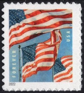SC#5654 (Forever) U.S. Flags Sheet Single: BCA (2022) SA