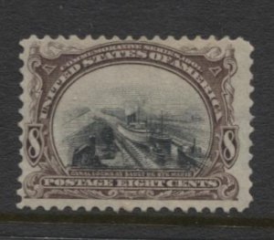 STAMP STATION PERTH USA #298 Pan American Expo - Canal Locks VF- OG- MNH