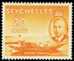 SEYCHELLES SG163, 20c orange-yellow, M MINT.