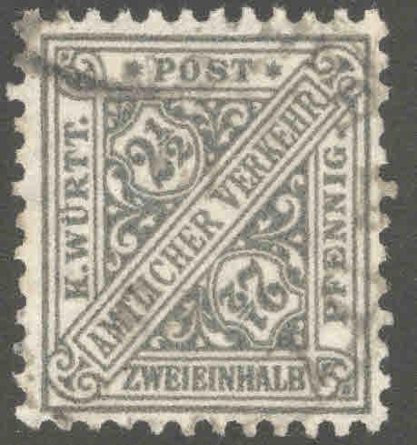 Germany State Wurttemberg Scott o120 Used official