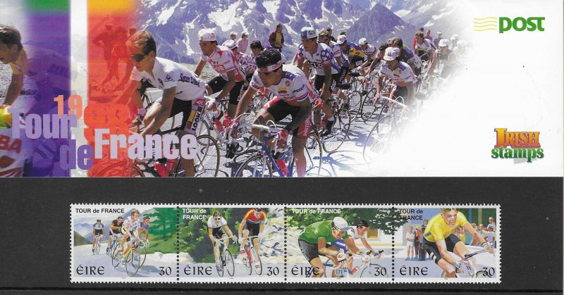 Ireland #1133-136a Tour de France strip of 4  (MNH) CV $4.50