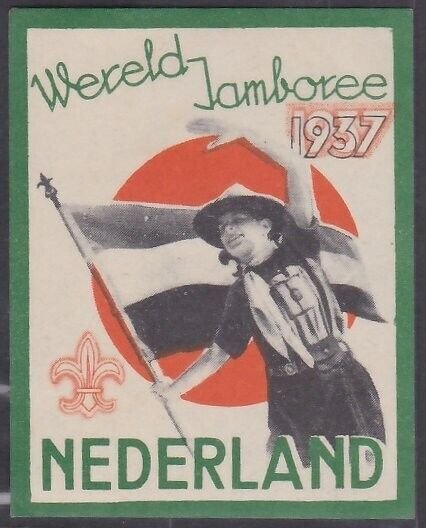 NETHERLANDS 1937 Boy Scout Jamboree cinderella fine mint...................A2073