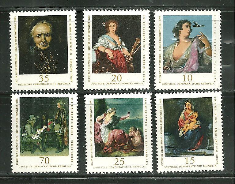 Germany DDR 1780-85 MNH Paintings in the Dresden Museum