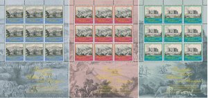 Liechtenstein 2023 MNH Mini Sheet Stamps Czech Castles and Palaces Cows Cattle