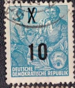 Germany DDR  - 218 1954 Used